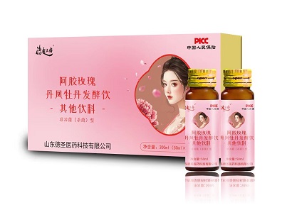 阿膠玫瑰丹鳳牡丹發酵飲